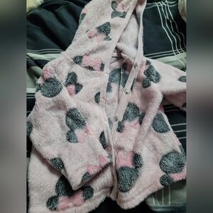 Disney minny pink 6-9m hooded sweater